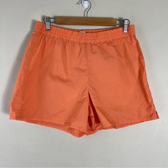 Aritzia Sunday Best Eva 5" Short In Sunny Apricot Size Medium Mid-rise pull-on - Picture 2 of 11